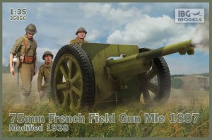 IBG 35056 - 1:35 75mm French Field Gun Mle 1897 Modified 1938