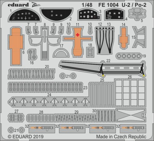 Przejdź do produktu EDUARD FE1004 - 1:48 U-2 / Po-2