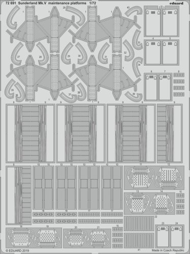 Przejdź do produktu EDUARD 72691 - 1:72 Sunderland Mk.V maintenance platforms