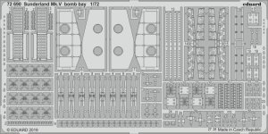 EDUARD 72690 - 1:72 Sunderland Mk.V bomb bay
