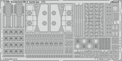 Przejdź do produktu EDUARD 72690 - 1:72 Sunderland Mk.V bomb bay