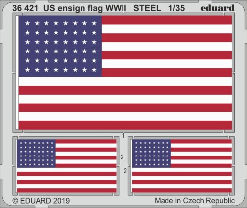 Przejdź do produktu EDUARD 36421 - 1:35 US ensign flag WWII - Steel