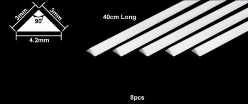 Przejdź do produktu TAMIYA 70117 - Plastic Beams 3mm Triangle 8 szt x 40cm
