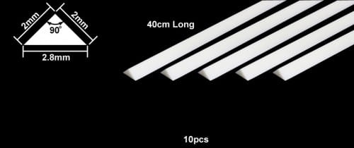 Przejdź do produktu TAMIYA 70116 - Plastic Beams 2mm Triangle 10 szt x 40cm
