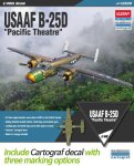 ACADEMY 12328 - 1:48 USAAF B-25D Pacific Theatre