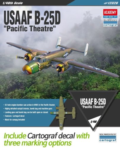Przejdź do produktu ACADEMY 12328 - 1:48 USAAF B-25D Pacific Theatre