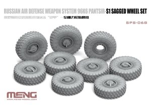 MENG MODEL SPS068 - 1:35 Russian 96K6 Pantsir Sagged Wheel Set