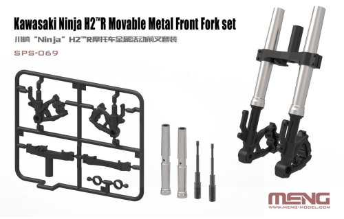 Przejdź do produktu MENG MODEL SPS069 - 1:9 Kawasaki Ninja H2R Movable Front Fork set
