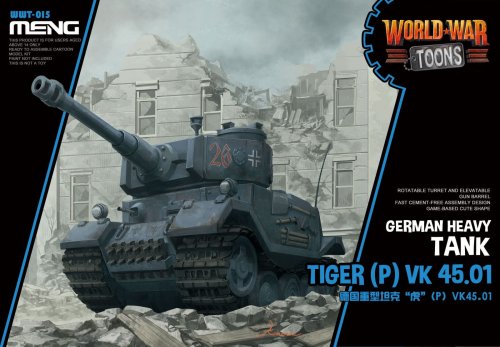 Przejdź do produktu MENG MODEL WWT015 - World War Toons Tiger (P) VK 45.01