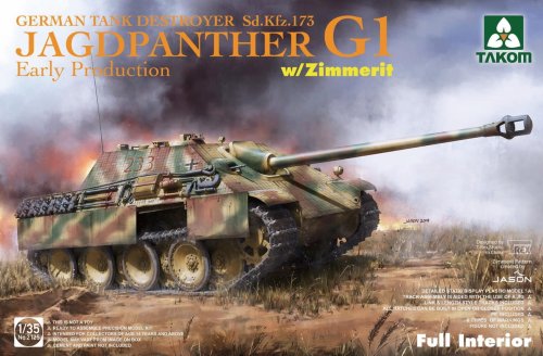 Przejdź do produktu TAKOM 2125 - 1:35 Jagdpanther G1 Early Production w/zimmerit & full interior