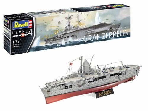 Przejdź do produktu REVELL 05164 - 1:720 Graf Zeppelin - German Aircraft Carrier