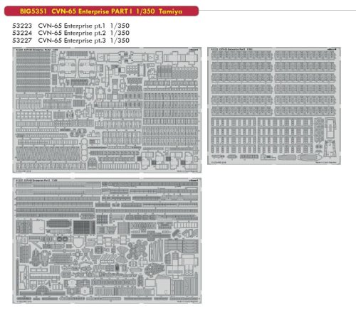 Przejdź do produktu EDUARD BIG5351 - 1:350 CVN-65 Enterprise Part I
