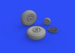 EDUARD 648494 - 1:48 P-51D wheels diamond tread