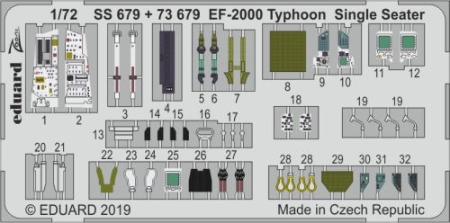 Przejdź do produktu EDUARD SS679 - 1:72 EF-2000 Typhoon Single Seater