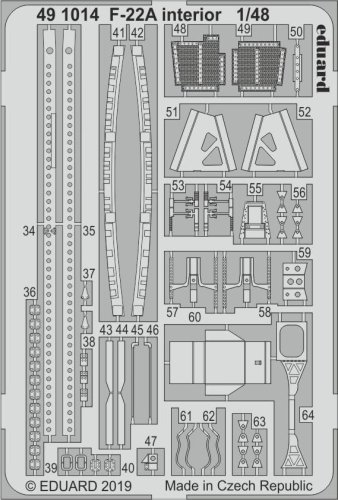 Przejdź do produktu EDUARD 491014 - 1:48 F-22A interior