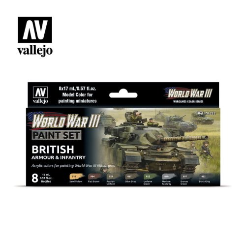 Przejdź do produktu VALLEJO 70222 - WWIII British Armour & Infantry