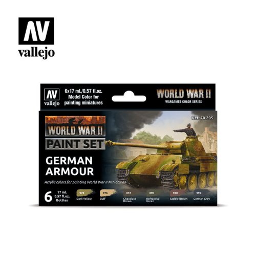 Przejdź do produktu VALLEJO 70205 - WWII German Armour - Paint Set
