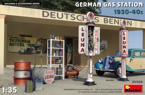 Przejdź do produktu MINIART 35598 - 1:35 German Gas Station 1930-40s