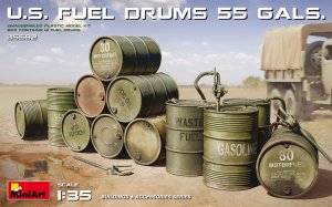 MINIART 35592 - 1:35 US Fuel Drums 55 Gals