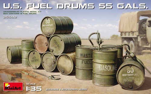 Przejdź do produktu MINIART 35592 - 1:35 US Fuel Drums 55 Gals