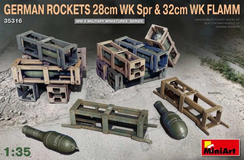 Przejdź do produktu MINIART 35316 - 1:35 German Rockets 28cm WK Spr & 32cm WK Flamm