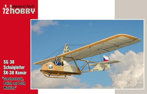 Przejdź do produktu SPECIAL HOBBY 72269 - 1:72 SG 38 Schulgleiter / SK-38 Komar - Czechoslovak, Polish service