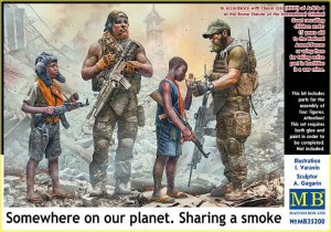 MASTER BOX 35200 - 1:35 Somewhere on our planet. Sharing a smoke