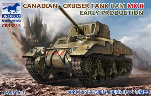 Przejdź do produktu BRONCO CB 35215 - 1:35 Canadian Cruiser Tank Ram MK.II