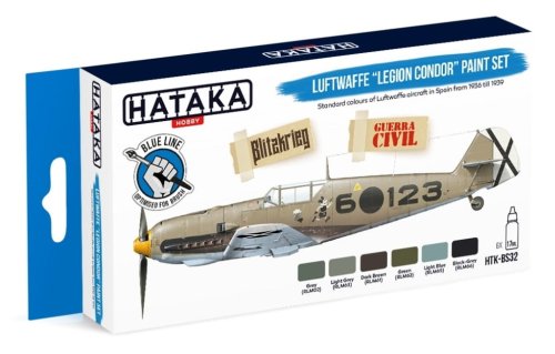 Przejdź do produktu HATAKA BS32 - Zestaw farb Luftwaffe Legion Condor