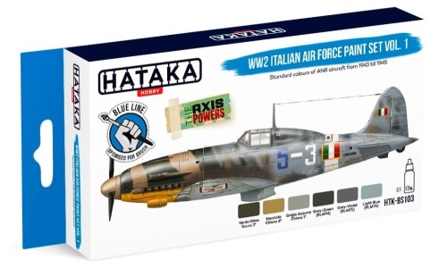 Przejdź do produktu HATAKA BS103 - Zestaw farb WW2 Italian Air Force vol.1