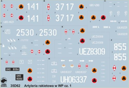 Przejdź do produktu TORO MODEL 35D62 - 1:35 Artyleria rakietowa w Wojsku Polskim cz.1