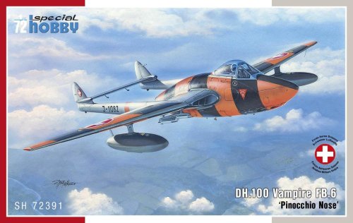 Przejdź do produktu SPECIAL HOBBY 72391 - 1:72 DH.100 Vampire FB.6 - Pinocchio Nose