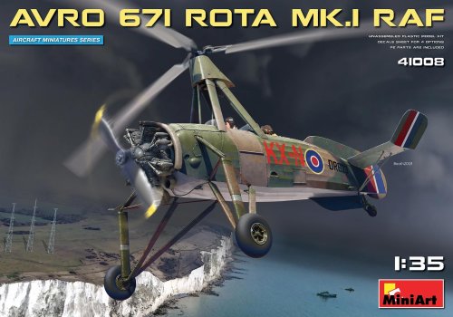 Przejdź do produktu MINIART 41008 - 1:35  Avro 671 Rota Mk.I RAF