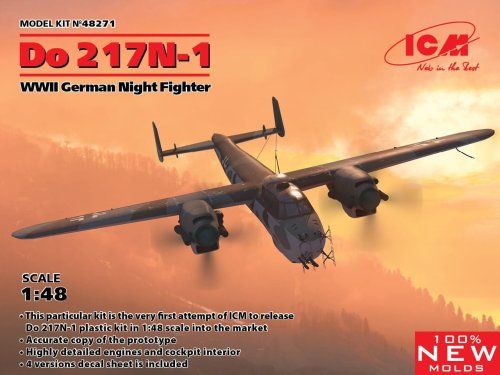 Przejdź do produktu ICM 48271 - 1:48 Dornier Do 217N-1 WWII German Night Fighter