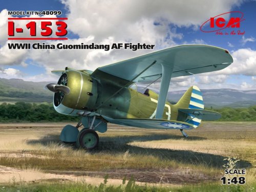 Przejdź do produktu ICM 48099 - 1:48 Polikarpov I-153 WWII China Guomindang AF Fighter