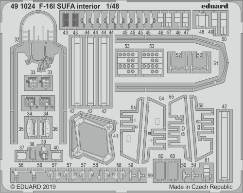 Przejdź do produktu EDUARD 491024 - 1:48 F-16I SUFA interior