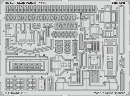 Przejdź do produktu EDUARD 36426 - 1:35 M-46 Patton