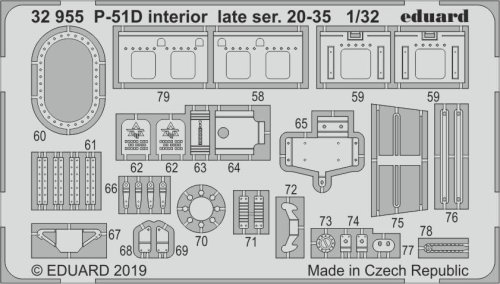 Przejdź do produktu EDUARD 32955 - 1:32 P-51D interior late ser. 20-35