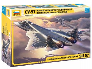 ZVEZDA 7319 - 1:72 Sukhoi Su-57 Russian Fifth-Generation Fighter