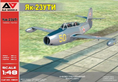 Przejdź do produktu A&A MODELS 4804 - 1:48 Yak-23UTI