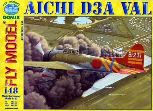 Przejdź do produktu GOMIX FLY MODEL 148 - 1:33 Aichi D3A Val