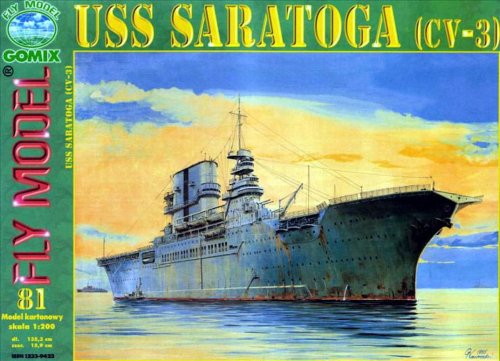 Przejdź do produktu GOMIX FLY MODEL 081 - 1:200 USS Saratoga (CV-3)