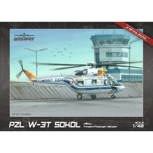 Przejdź do produktu ANSWER AA48004 - 1:48 PZL W-3T Sokół Polish Navy