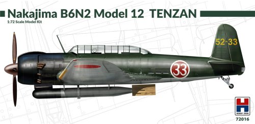 Przejdź do produktu HOBBY 2000 72016 - 1:72 Nakajima B6N2 Model 12 Tenzan