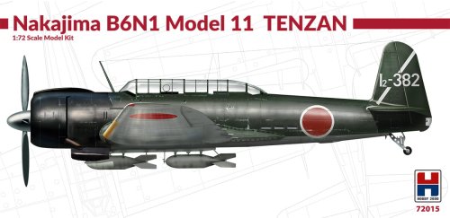 Przejdź do produktu HOBBY 2000 72015 - 1:72 Nakajima B6N1 Model 11 Tenzan
