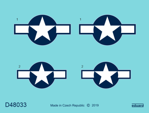 Przejdź do produktu EDUARD D48033 - 1:48 P-51D national insignia