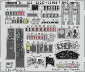 EDUARD 33237 - 1:32 F-104G interior