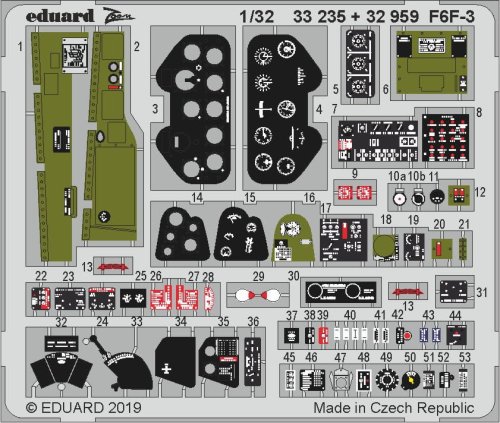 Przejdź do produktu EDUARD 33235 - 1:32 F6F-3