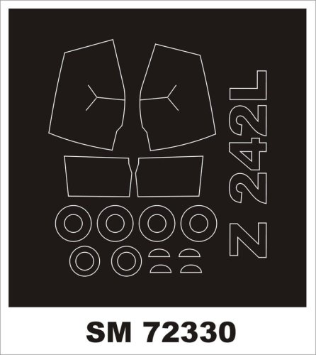 Przejdź do produktu MONTEX SM72330 - 1:72 Zlin 242L