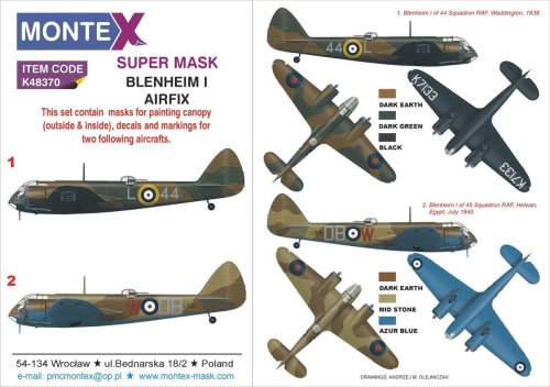 Przejdź do produktu MONTEX K48370 - 1:48 Blenheim I